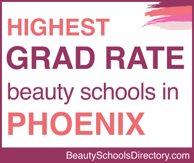 Beauty Schools with the Best Graduation Rates in Phoenix, AZ Metro Badge
