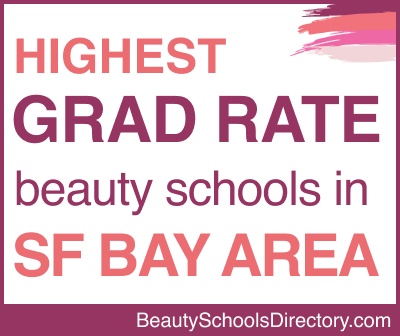 Beauty Schools with the Best Graduation Rates in San Francisco, CA Metro Badge