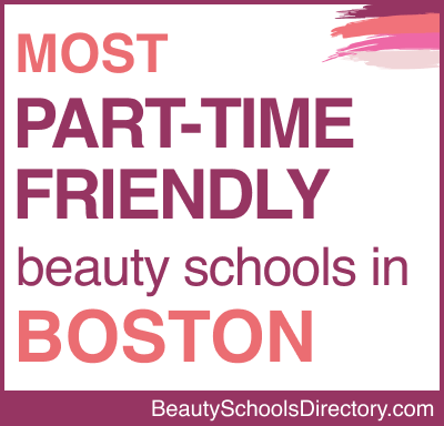 Most Part-Time-Friendly Beauty Schools in Boston, MA Metro Badge